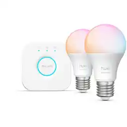 Albert Heijn Philips Hue essential starterkit E27 aanbieding