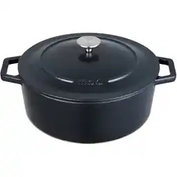 Albert Heijn Lifegoods Cast iron rasserole 30cm 7,2 liter zwart aanbieding