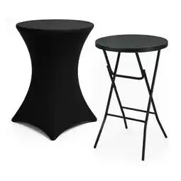 Albert Heijn Brixy Statafel met rok zwart aanbieding