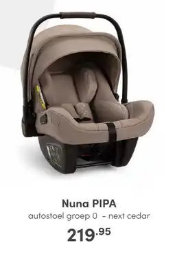 Baby & Tiener Nuna PIPA aanbieding
