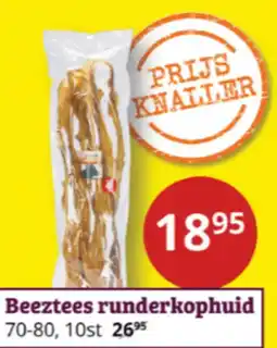 Tuinland Beeztees runderkophuid aanbieding