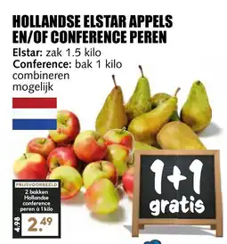 De Boerenschuur Hollandse Elstar Appels en/of conference peren aanbieding