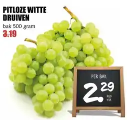 De Boerenschuur Pitloze Witte Druiven aanbieding