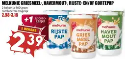 De Boerenschuur Melkunie Griesmeel, Havermout, Rijste- en/of Gortepap aanbieding