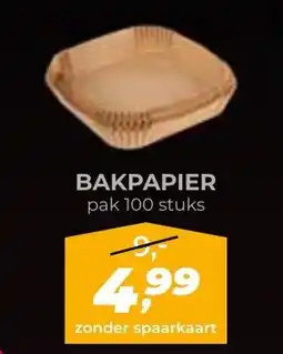 De Boerenschuur Bakpapier aanbieding