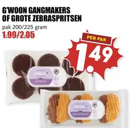 De Boerenschuur Gwoon Gangmakers of Grote Zebraspritsen aanbieding