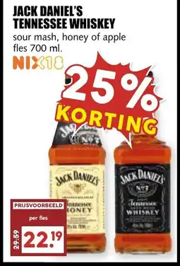 De Boerenschuur Jack Daniel's Tennessee Whiskey aanbieding