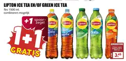 De Boerenschuur Lipton Ice Tea en/of Green Ice Tea aanbieding