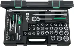 Conrad Stahlwille 86TX KN 96013702 Dopsleutelset 1/4 (6.3 mm), 1/2 (12.5 mm) 63-delig aanbieding