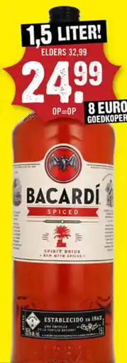Dirck 3 Bacardĺ Spiced aanbieding