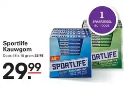 Sligro Sportlife Frozn Kauwgom frozn deep aanbieding