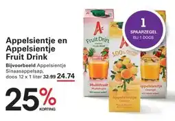 Sligro Appelsientje Appelsap goudappel aanbieding