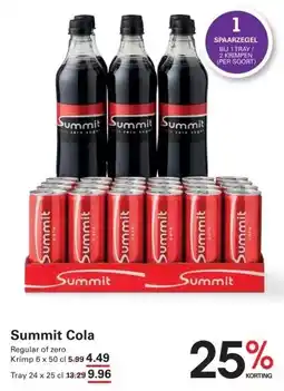 Sligro Summit Cola zero aanbieding