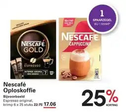 Sligro Nescafé Espresso original oploskoffie aanbieding