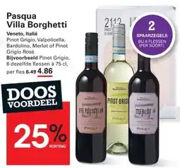 Sligro Pasqua Villa Borghetti Pinot Grigio Garganega aanbieding