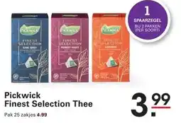 Sligro Pickwick Finest selection earl grey aanbieding