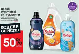 Sligro Robijn Wasmiddel stralend wit k&k-34scoops 1,19 l aanbieding
