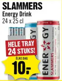 Dirck 3 SLAMMERS Energy Drink aanbieding
