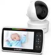 Bol.com Lakoo-Nieuw-Beveiligingscamera- - Indoor Beveiligingscamera - Baby Monitor - Babyfoon-slaapmuziek aanbieding