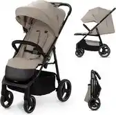 Bol.com Kinderkraft TRIG 3 - Wandelwagen - Kinderwagen Buggy tot 22 kg - Ligpositie - Beige aanbieding