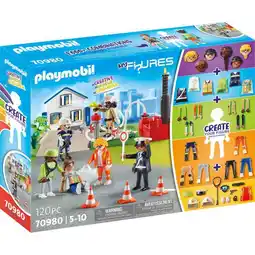 Bol.com PLAYMOBIL My Figures Reddingsmissie - 70980 aanbieding