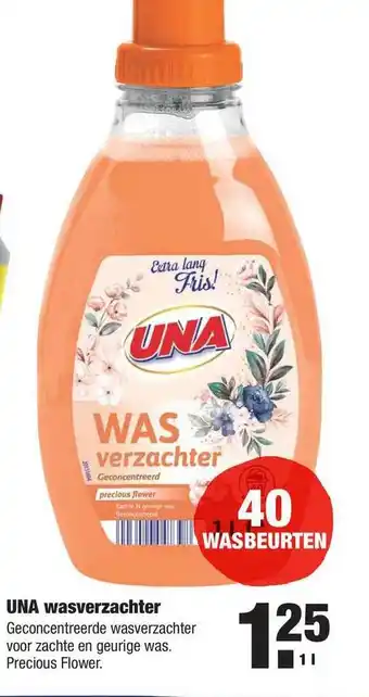 ALDI Una Wasverzachter 1L aanbieding