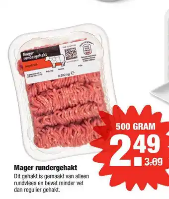 ALDI Mager Rundergehakt 500g aanbieding