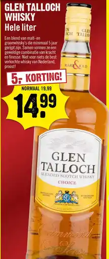 Dirck 3 Glen Talloch whisky aanbieding