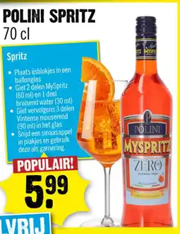 Dirck 3 Polini spritz aanbieding