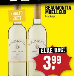 Dirck 3 Beaumonth moelleux aanbieding