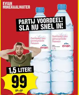 Dirck 3 Evian Mineraalwater aanbieding