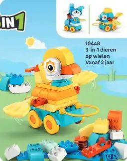 LEGO 3-in-1 dieren op wielen aanbieding