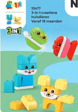 LEGO 3-in-1 creatieve huisdieren aanbieding