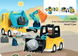 LEGO 3-in-1 bouwvoertuigen aanbieding
