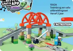 LEGO Treinbrug en rails uitbreidingsset aanbieding