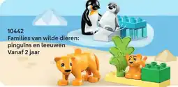 LEGO Families van wilde dieren: pinguïns en leeuwen aanbieding