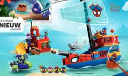 LEGO Team Spidey piratenschip aanbieding