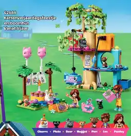 LEGO Kattenverjaardagsfeestje en boomhut aanbieding