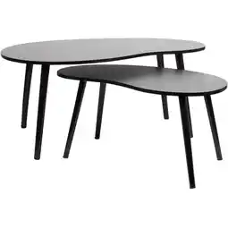 Action Bijzettafelset met organische vorm aanbieding