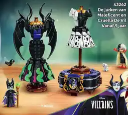 LEGO De jurken van Maleficent en Cruella De Vil aanbieding