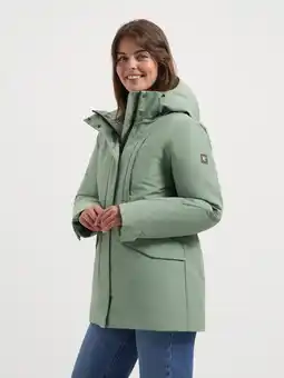 ANWB Travelin' Lisbet Dames Winterjas Waterdicht Groen aanbieding