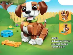 LEGO Schattige dieren: speelse puppy aanbieding