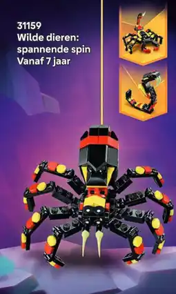 LEGO Wilde dieren: spannende spin aanbieding