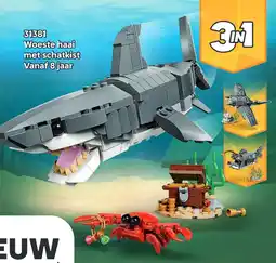 LEGO Woeste haai met schatkist aanbieding