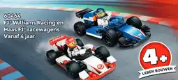 LEGO F1 Williams Racing en Haas F1 racewagens aanbieding