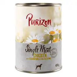 Zooplus Purizon Single Meat 12 x 400 g - Kip met kamillebloesem aanbieding