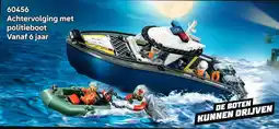LEGO Achtervolging met politieboot aanbieding