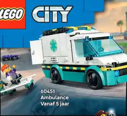 LEGO 60451 Ambulance aanbieding