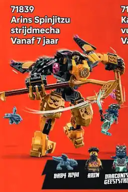 LEGO Arins Spinjitzu strijdmecha aanbieding