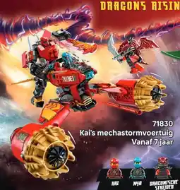 LEGO Kai's mechastormvoertuig aanbieding